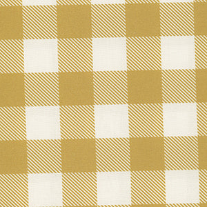 Buffalo Check - Gold Geometric by Miscellaneous
