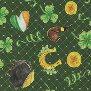 Pot O' Gold - Green St. Patrick's by Quilting Treasures