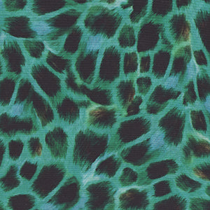 Giraffe Safari - Green Novelty by Quilting Treasures