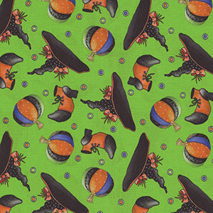 Spooktacular - Green Halloween by Quilting Treasures