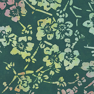 Adore - Green Floral by Anthology Fabrics