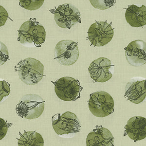 Blooming Memories - Green Floral by Northcott
