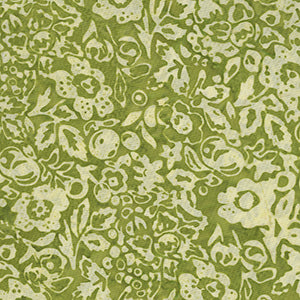 Hoffman Print - Green Floral by Hoffman California