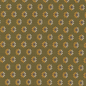 Spiced Cider - Green Floral by Andover