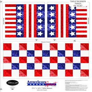 American Spirit - Multicolor Patriotic Panel by Northcott