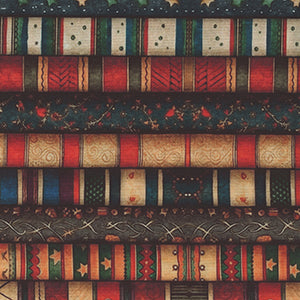 Christmas Party Animals - Multicolor Geometric by Quilting Treasures