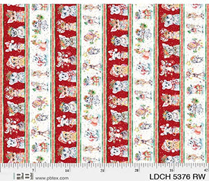 Little Darlings Christmas - Multicolor Christmas by P&B Textiles