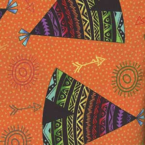 Pow Wow Wow - Orange Novelty by RJR