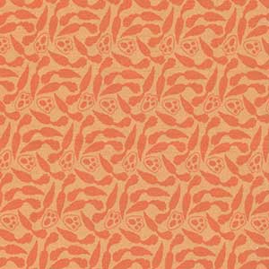 Funny Bunny - Orange Geometric by Quilting Treasures