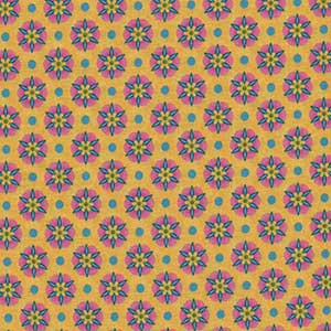 Make Today Beautiful - Orange Floral by Quilting Treasures