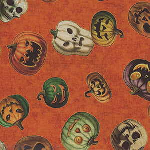 Creepsville - Orange Halloween by Quilting Treasures