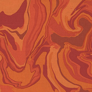 Nebula - Orange Geometric by Andover