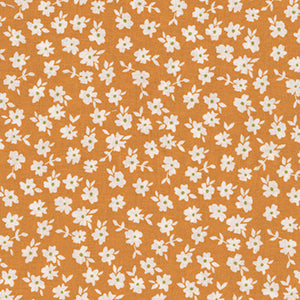Patch Of Sunshine - Orange Floral by Wilmington Prints
