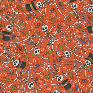 Spooky Cute Halloween - Orange Halloween by Free Spirit