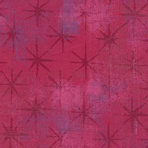 Grunge Seeing Stars - Raspberry by Moda