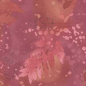 Fossil Fern - Clay Red by Benartex