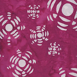 Creative Batiks - Pink Geometric by Batik Textiles