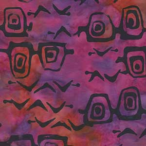 Creative Batiks - Pink Novelty by Batik Textiles