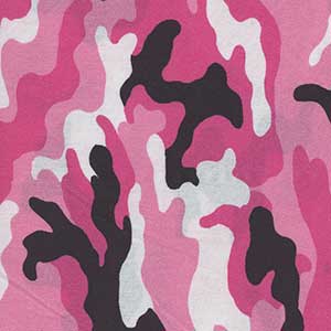 Camo - Pink Novelty by Quilting Treasures