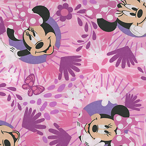 Minnie Icon Badge - Pink Floral by Miscellaneous