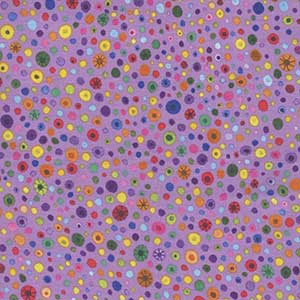 Essentials Glass Beads - Purple Geometric by Wilmington Prints