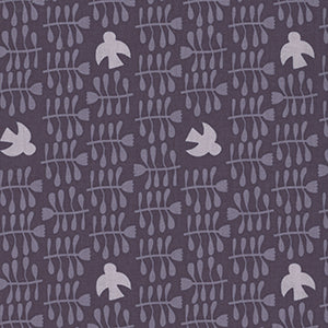 Conway Cottage - Purple Novelty by Andover