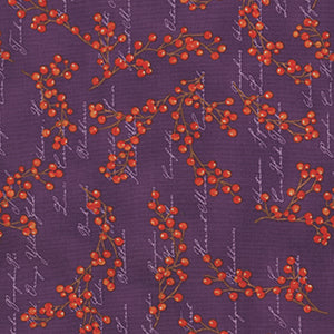 Autumn Splendor - Dark Purple by Clothworks