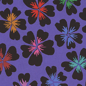 Petals - Purple Floral by Free Spirit