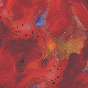 Luminous - Red Blender by Quilting Treasures