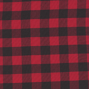 House of Wales Plaids - Red by Robert Kaufman