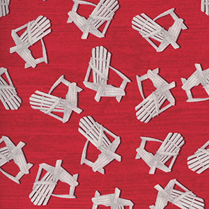 Dockside - Red Novelty by Henry Glass