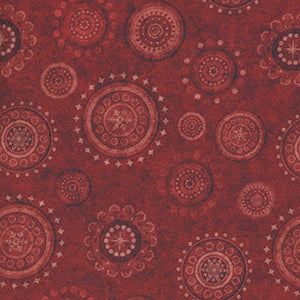 Holly Jolly - Red Geometric by Quilting Treasures