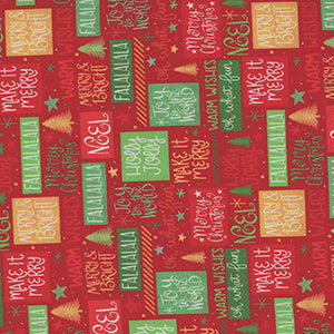 Christmas Miniatures II - Red Christmas by P&B Textiles
