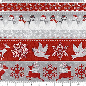 Blizzard Fun - Red Christmas by Henry Glass