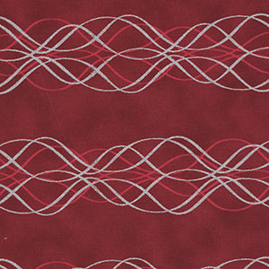 Hoffman Print - Crimson/Silver by Hoffman California