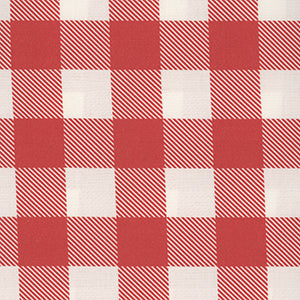 Buffalo Check - Red Geometric by Miscellaneous