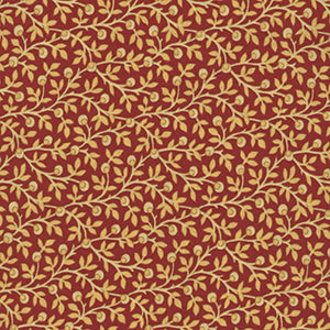 Country Side - Red Floral by Wilmington Prints