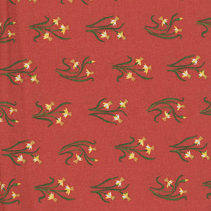 Backyard Wonder - Red Floral by Free Spirit