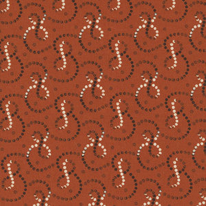 Rustic Gatherings - Rust Geometric by Moda