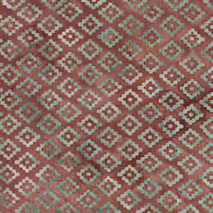 Hoffman Batik - Rust Geometric by Hoffman California