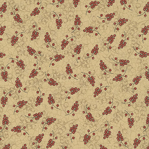 Oak Grove Lane - Tan Floral by Moda