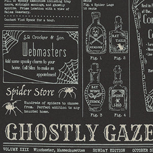 Home Sweet Haunt - Black Halloween by Moda