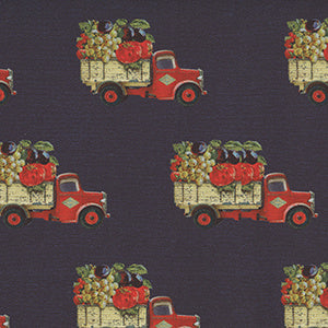 Farm and Garden - Blue Novelty by Moda