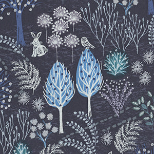 The Secret Winter Garden - Blue Floral by Miscellaneous