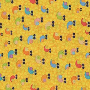 Hip Hop - Gold Novelty by Quilting Treasures