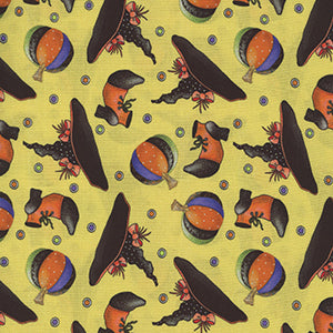 Spooktacular - Yellow Halloween by Quilting Treasures