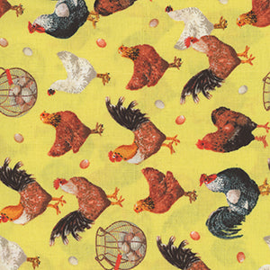 Farmers Market - Yellow Novelty by Windham Fabrics