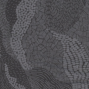 Elements - Black Geometric 108" Wide Back by Northcott