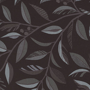 DIVINE VINES - Black Floral 118" Wide Back by Henry Glass