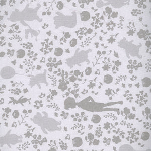 Winnie the Pooh Sillhouettes - White Novelty 60" Wide by Camelot Fabrics